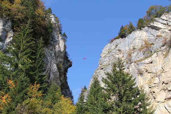 Col des Roches in Locle Grenze Schweiz Frankreich
