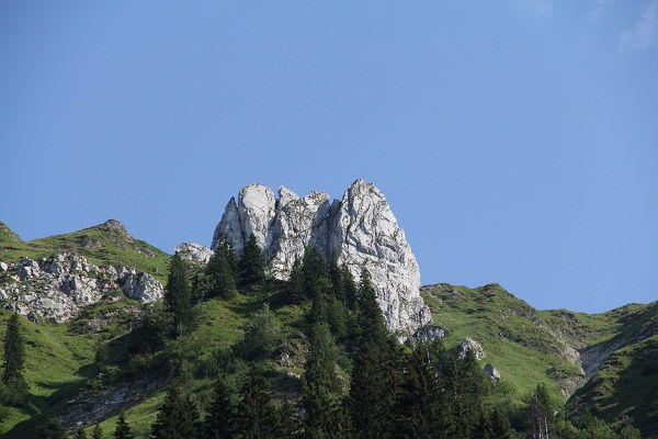 Dent du Vélan an der französisch-schweizerischen Grenze
